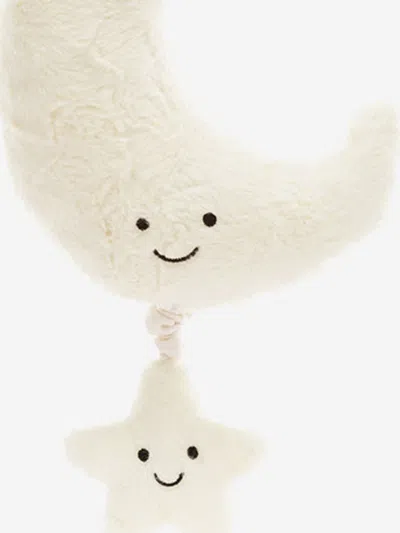 Jellycat Amuseables Moon Musical Pull In White
