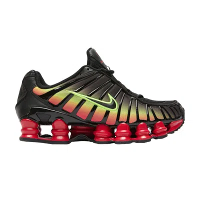 Pre-owned Nike Wmns Shox Tl 'volt Fire Red' In Black