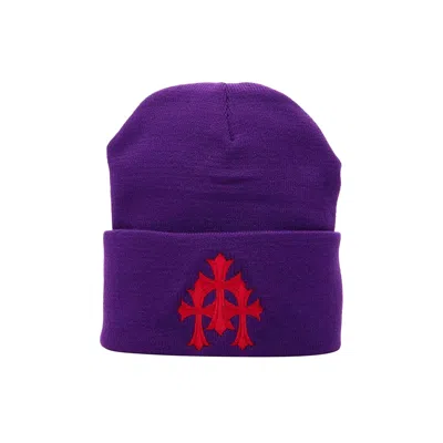 Pre-owned Chrome Hearts Watch Cap 'purple/red'