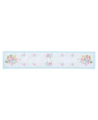 Elrene Rose Cottage Engineered Table Runner, 13" X 70" In Multi
