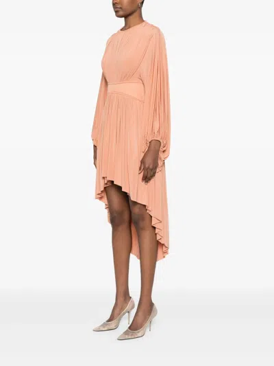 Zimmermann Illuminate Batwing Mini Dress In Brown