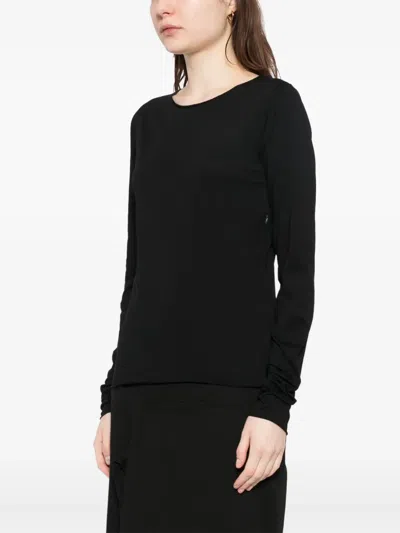 Agnès B. Long-sleeved T-shirt In Black