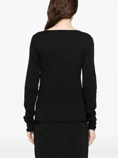 Agnès B. Long-sleeved T-shirt In Black