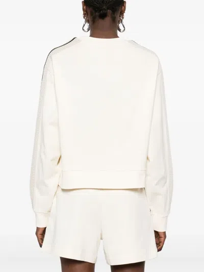 Moncler Women Logo Motif Sweatshirt In Neutral