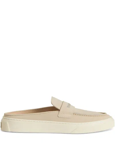 Woolrich Suede Mules In Neutrals