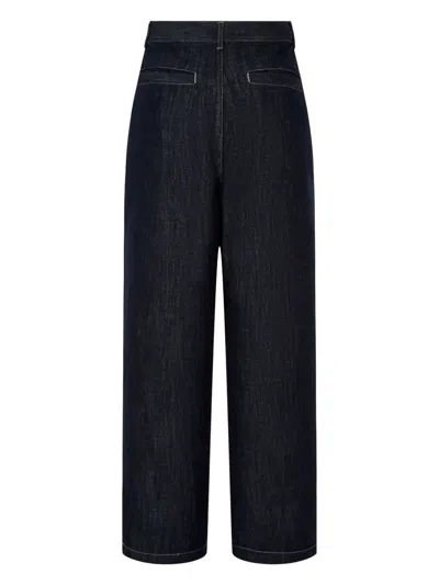 Studio Tomboy Cotton Trousers In Blue