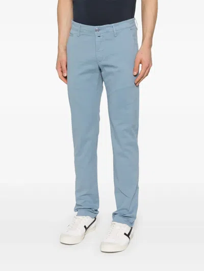 Jacob Cohen Belt Loop Jeans In 蓝色