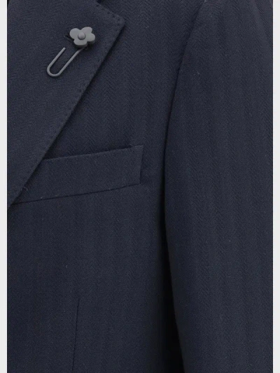 Lardini Single-breasted Blazer In Black