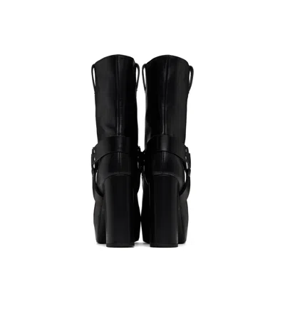 R13 Sid High Heel Ankle Boots In Black