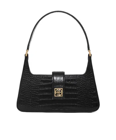 Anine Bing Lou Shoulder Bag In Black