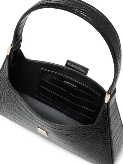 Anine Bing Lou Shoulder Bag In Black