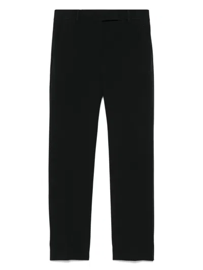 Incotex Contemporary Crop Trousers Pressed Crease In Black