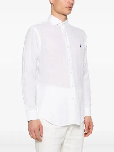 Polo Ralph Lauren Classic Pony Logo Oxford Shirt In White