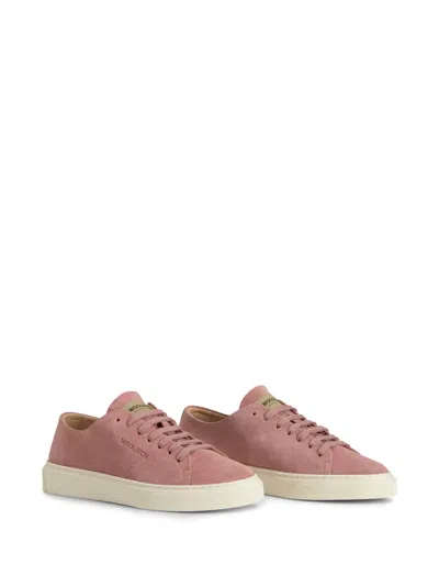 Woolrich Leather Sneakers In Pink
