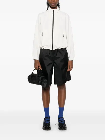 The North Face Dome Wind Jacket Collar Pockets In White