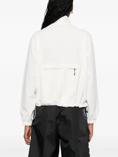 The North Face Dome Wind Jacket Collar Pockets In White