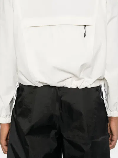 The North Face Dome Wind Jacket Collar Pockets In White