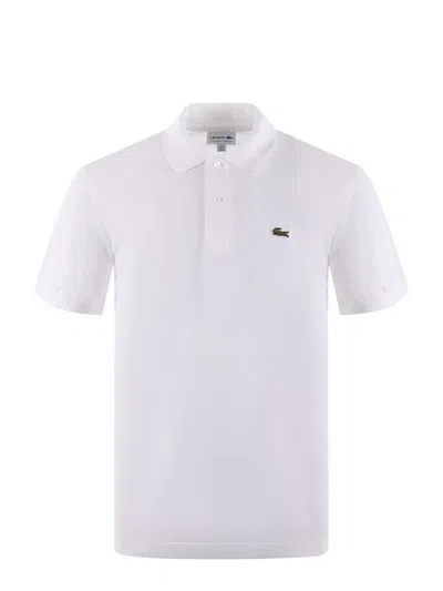 Lacoste Slim Fit Core Polo In White