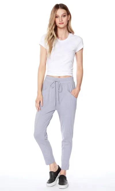 Bobi Dropped Crotch Pant In Dove In Grey