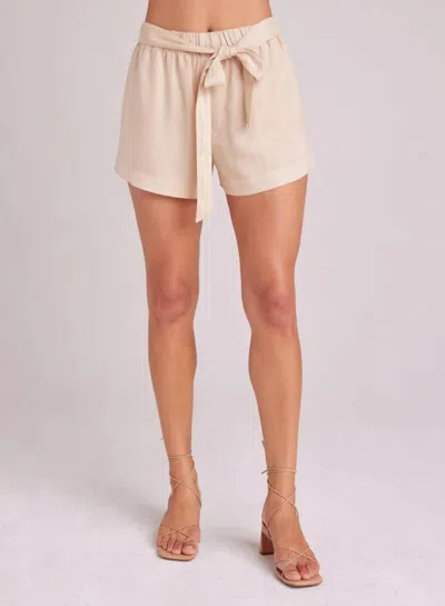 Bella Dahl Tie Short In Summer Khaki In Multi