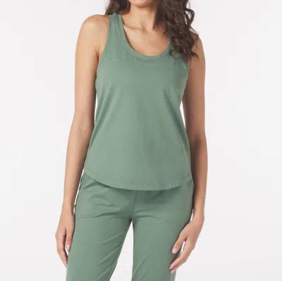 Glyder Stride Tank Top In Sage In Multi