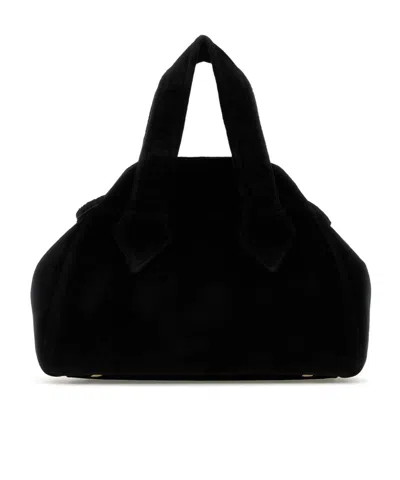 Vivienne Westwood Black Archive Medium Yasmine Bag In Black