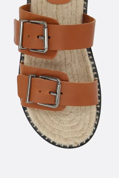 Castaã±er Ter 261 Slides Cuero In Brown