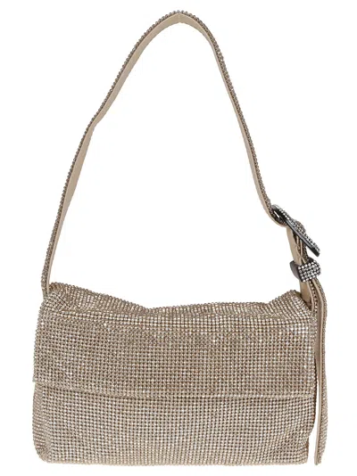 Benedetta Bruzziches Vitty La Mignon Bag In Rhinestone Mesh