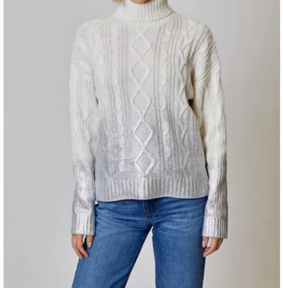 Design History Sweater Sequin In Grey In Multi