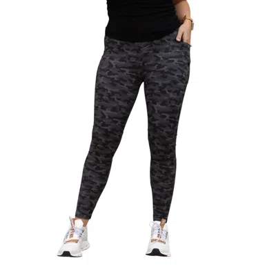 Julia Rose Full Length Leggings With Pockets In Maverick Camo In Multi