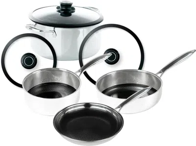 Frieling Black Cube Hybrid Quick Release 7 Piece Cookware Set