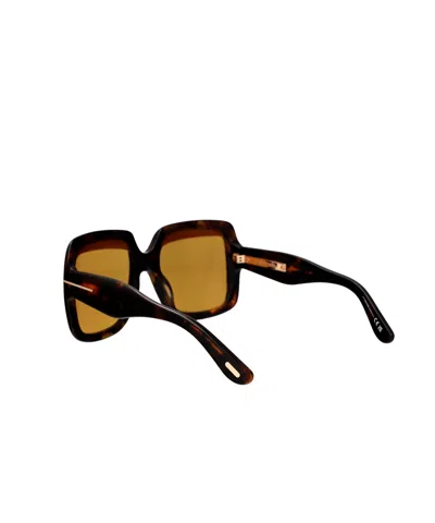 Tom Ford Eyewear Square-frame Sunglasses In Brown