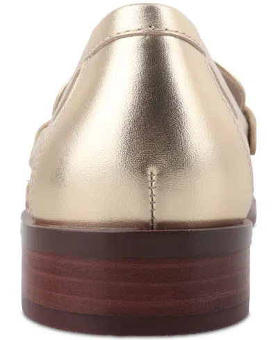 Giani Bernini Women's Brynnlee Woven Loafers, Created For Macy's In Gold
