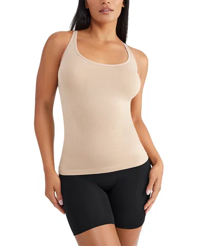 Yummie Fay Zoned Shapewear Convertible Camisole In Almond