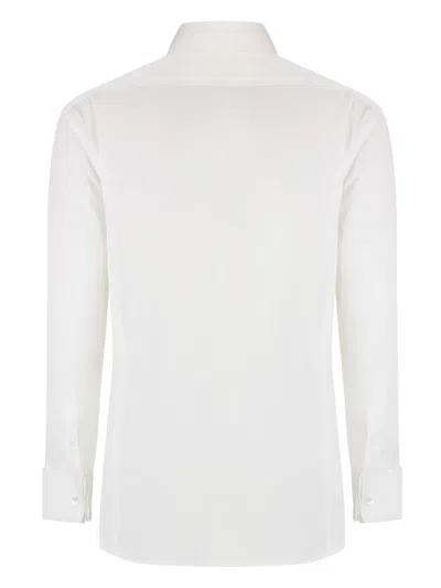 Tom Ford Structured Button-down Shirt In White