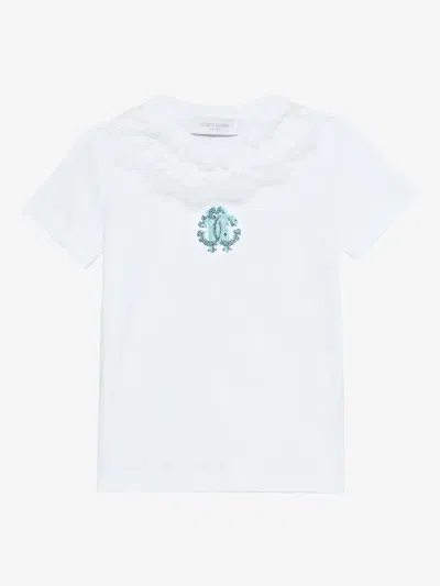 Roberto Cavalli Logo-print T-shirt In White