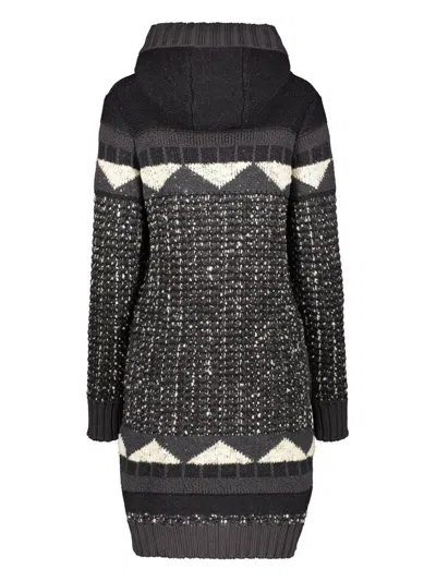 Lorena Antoniazzi Mid-length Cardigan In Black