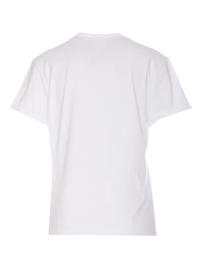 Dondup Crewneck Short Sleeves T-shirt In White