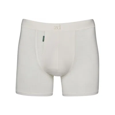 Zd Zero Defects Men's Neutrals Heracles Fly Front Boxer – Maximum Softness For Sensitive Skin - Color Natural
