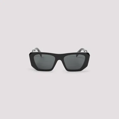 Prada Symbole Sunglasses In Z Black Black