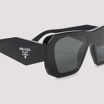 Prada Symbole Sunglasses In Z Black Black