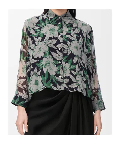 Loewe Silk Shirt Shirt And Blouse Multicolor