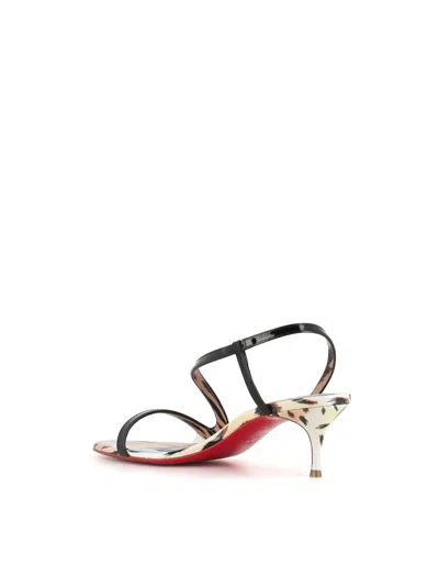 Christian Louboutin Rosalie Black Patent Leather Sandals