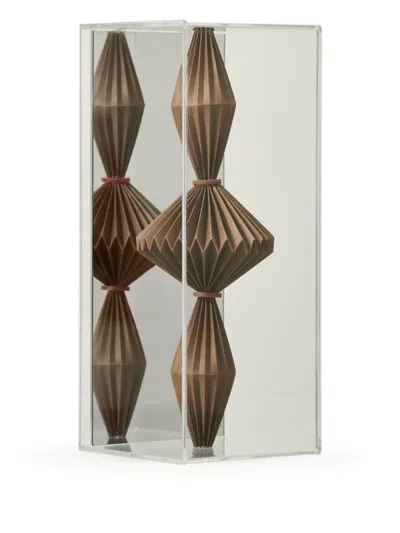 By Gabs Double Triballoon Joia Sculpture In Brown