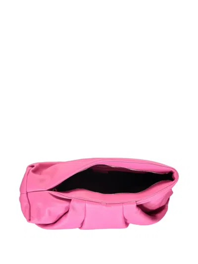 Ambush Leather Clutch Bag In Pink