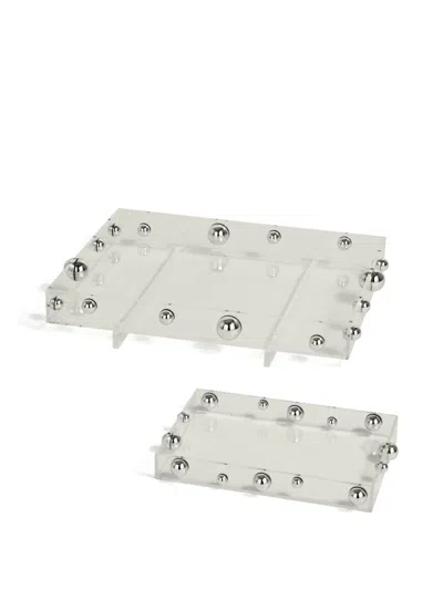 By Gabs Large Match Tray In Silver