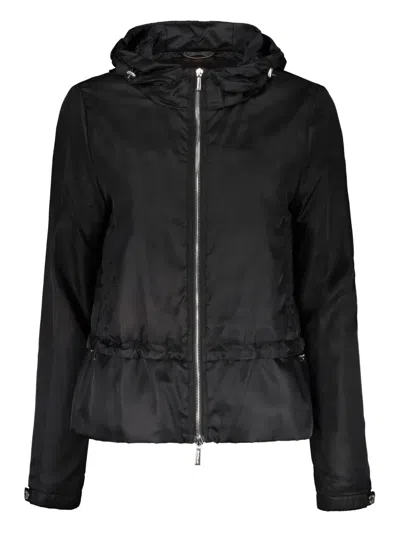Moorer Burano-sen Techno Fabric Jacket In Black