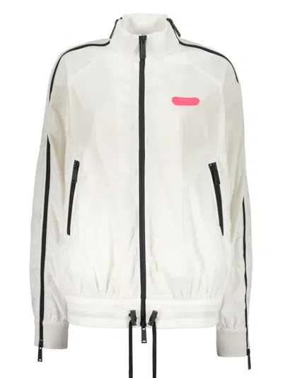 Dsquared2 Cotton Bomber Jacket In White