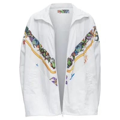 Versace Tresor De La Mer Starfish Track Jacket In White