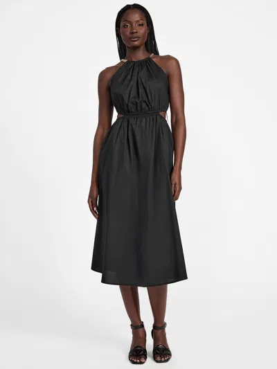 Guess Factory Isabel Midi Dress In Black